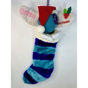 VTG Hugo Charlotte Hornets Christmas Stocking NBA 21" Purple Blue‎ Plush 3D 90's